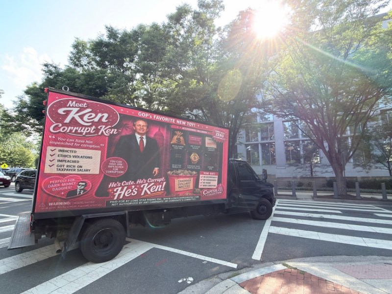 Ken Paxton receives unwelcome surprise at Washington, D.C., fundraiser