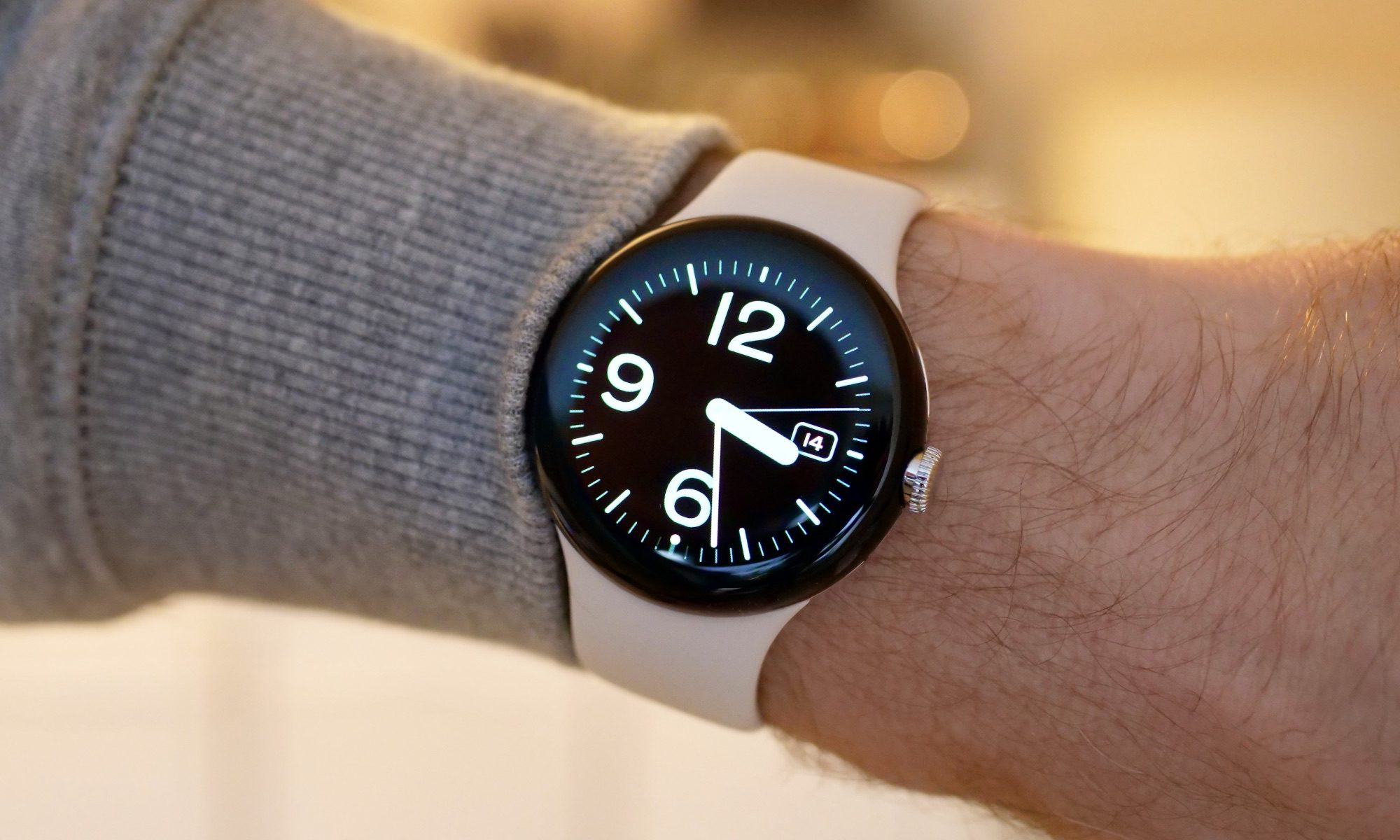 Pixel Watch on Wrist