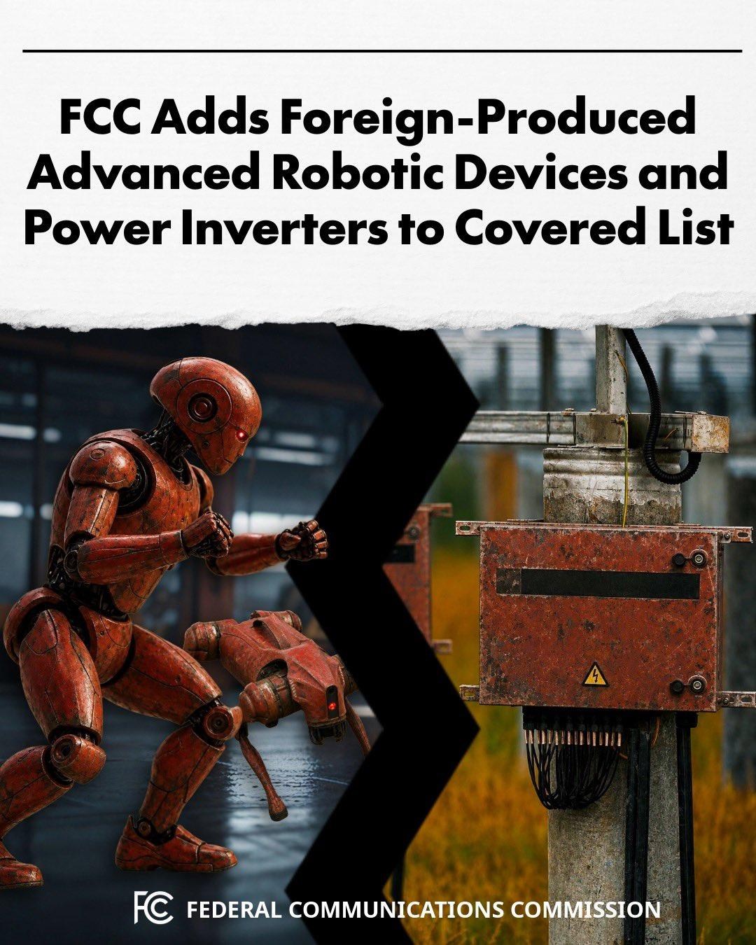 The FCC is literally demonizing human and dog-shaped robots in this image tweeted by chair Brendan Carr. But that’s the tip of the iceberg.