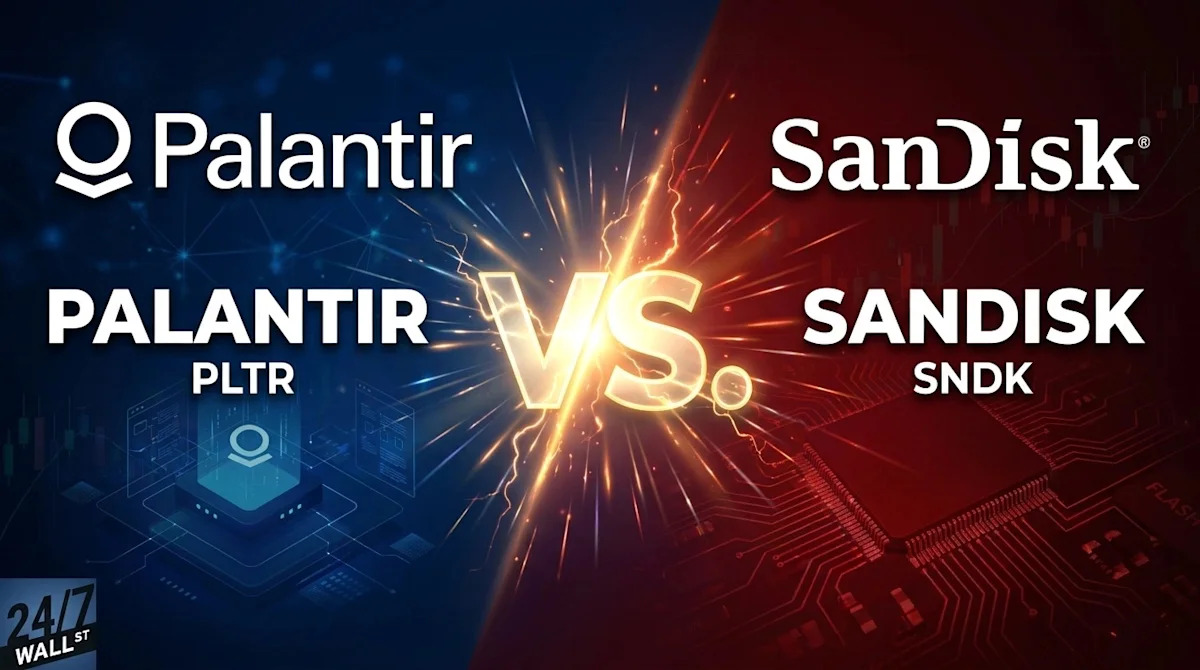 Palantir vs. SanDisk: Two Paths to AI Riches, One Winner