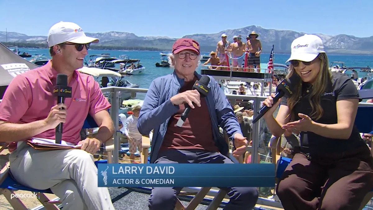 Larry David was in prime form for NBC Sports interview