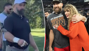 Travis Kelce’s brother makes first comments on Taylor Swift’s wedding — as he reveals how many beers he crushed