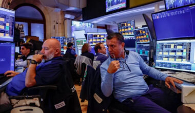 Nasdaq sinks as AI worries hit chipmakers