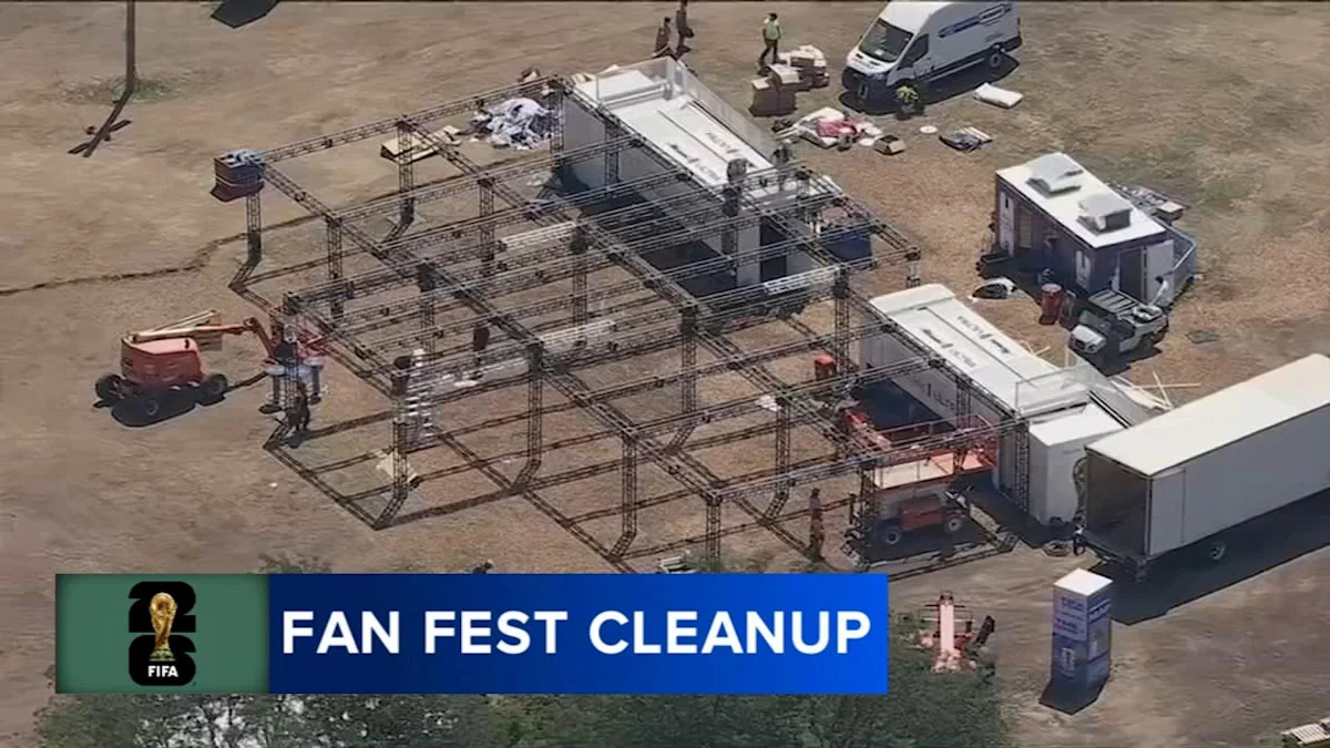 Philadelphia FIFA Fan Fest teardown begins as neighbors reflect on busy weeks