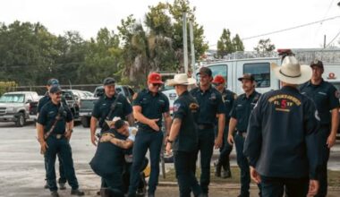 Jacksonville firefighters return home after Texas flood deployment