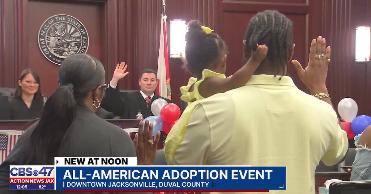 ‘America 250′ adoption event at the Duval courthouse brings families together, officially