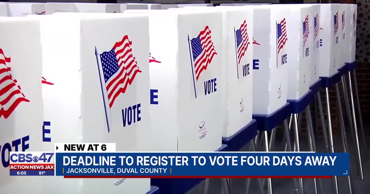 Monday is the deadline to register to vote or update your voter information