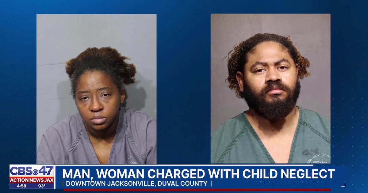 Mixon Town man and woman arrested after JSO finds five children severely underweight