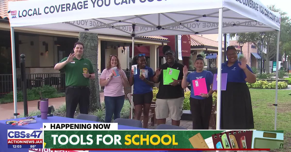 Action News Jax & Family Focus partners collect school supplies for YMCA Tiger Academy