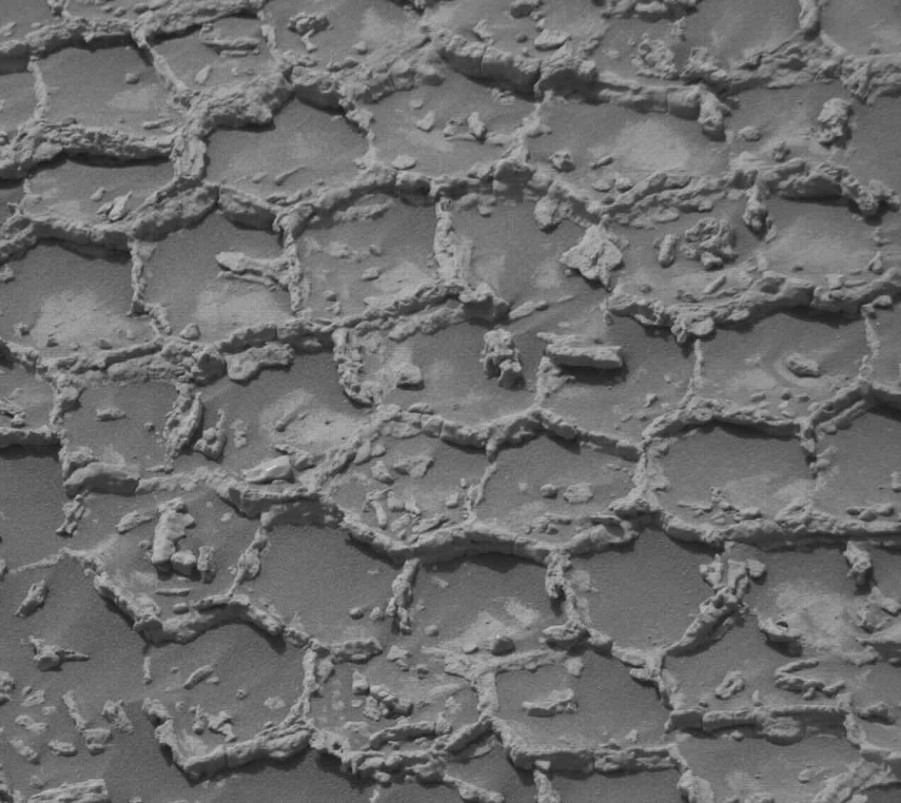 polygon structures Curiosity rover