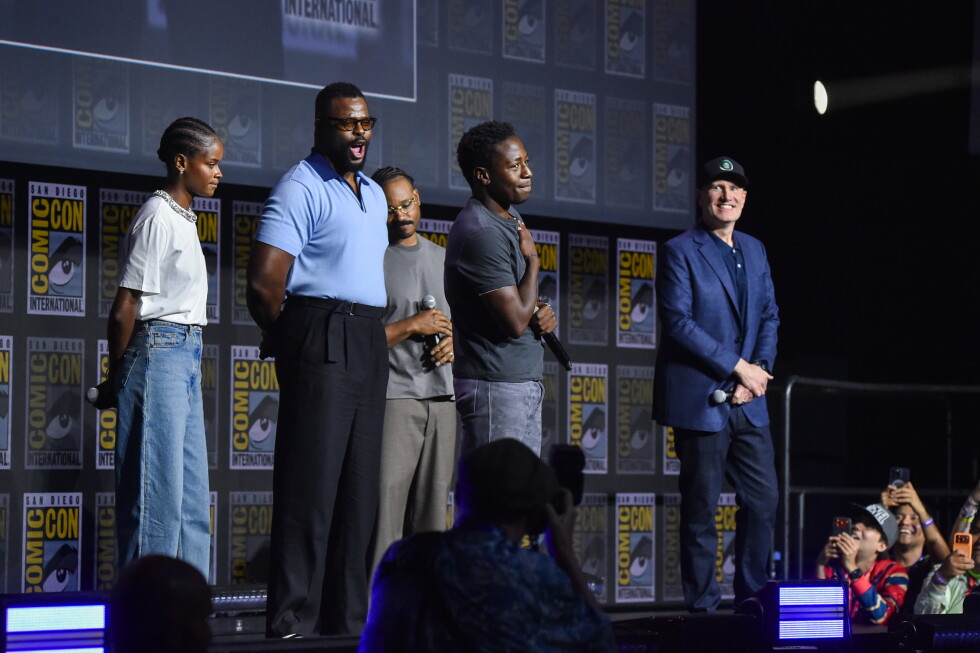 Marvel panel at Comic-Con Hall H features Ryan Gosling, David Jonsson, Robert Downey Jr.