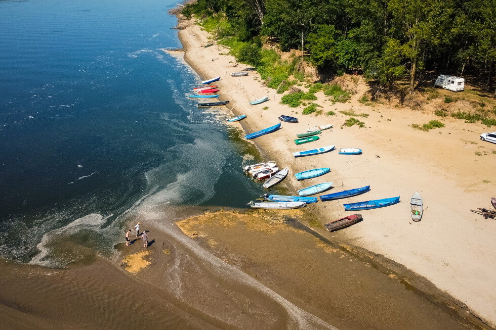 Danube River reaches record low water levels during prolonged drought