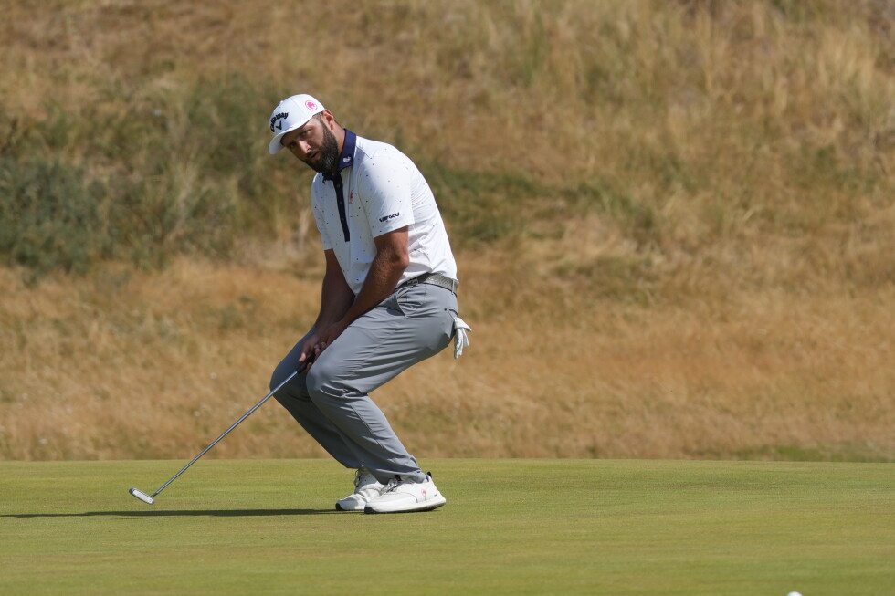 Jon Rahm gets conduct warning at British Open for throwing a club