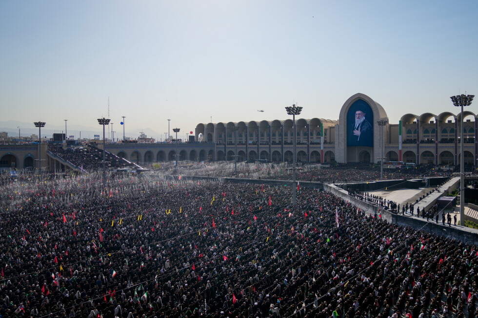 Iran's top officials attend prayer for late Supreme Leader Ali Khamenei