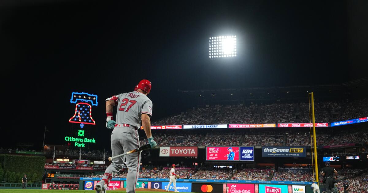 Commentary: 'You never know when it’s your last.' Mike Trout savors every moment of this All-Star Game