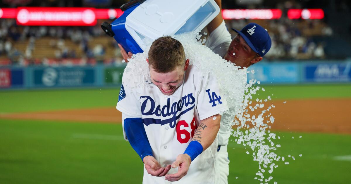 Dalton Rushing delivers Dodgers to a walk-off win over Rockies