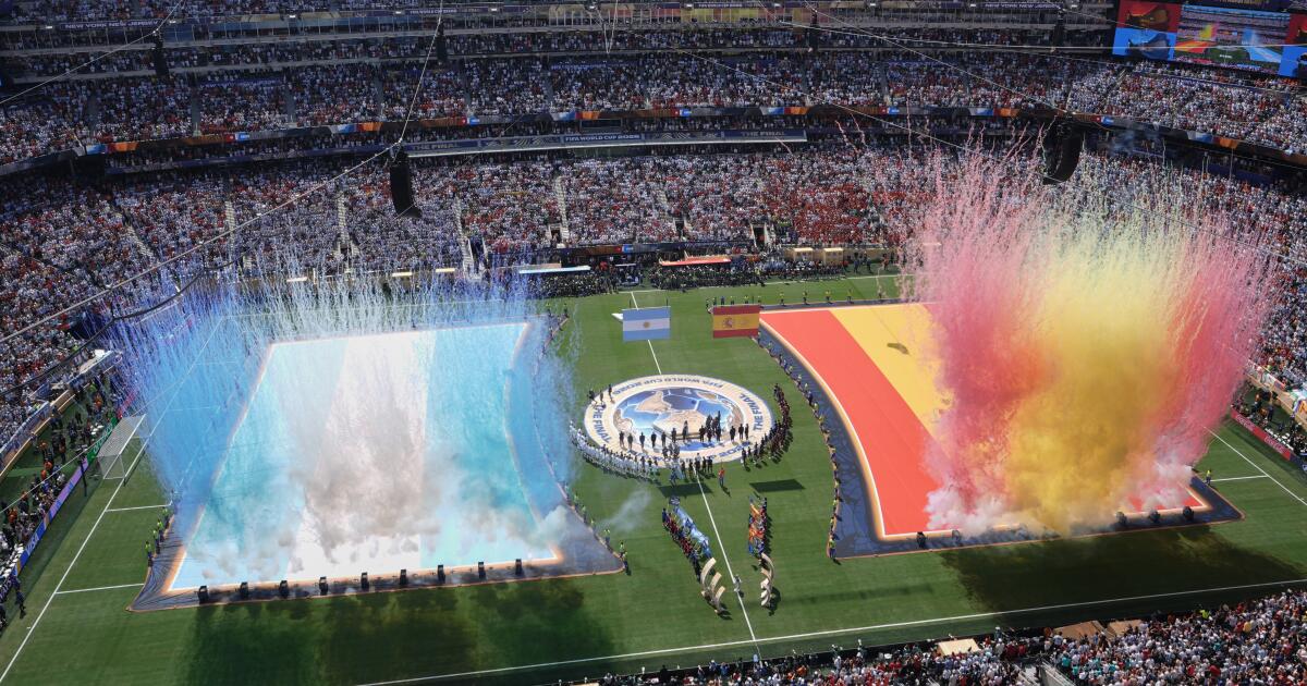 World Cup final live updates: Argentina vs. Spain is under way