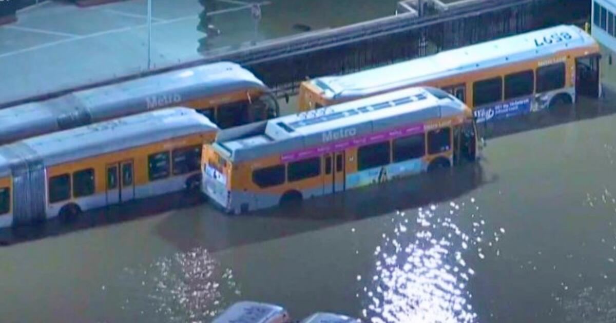Sunset Boulevard in West Hollywood floods after water main break
