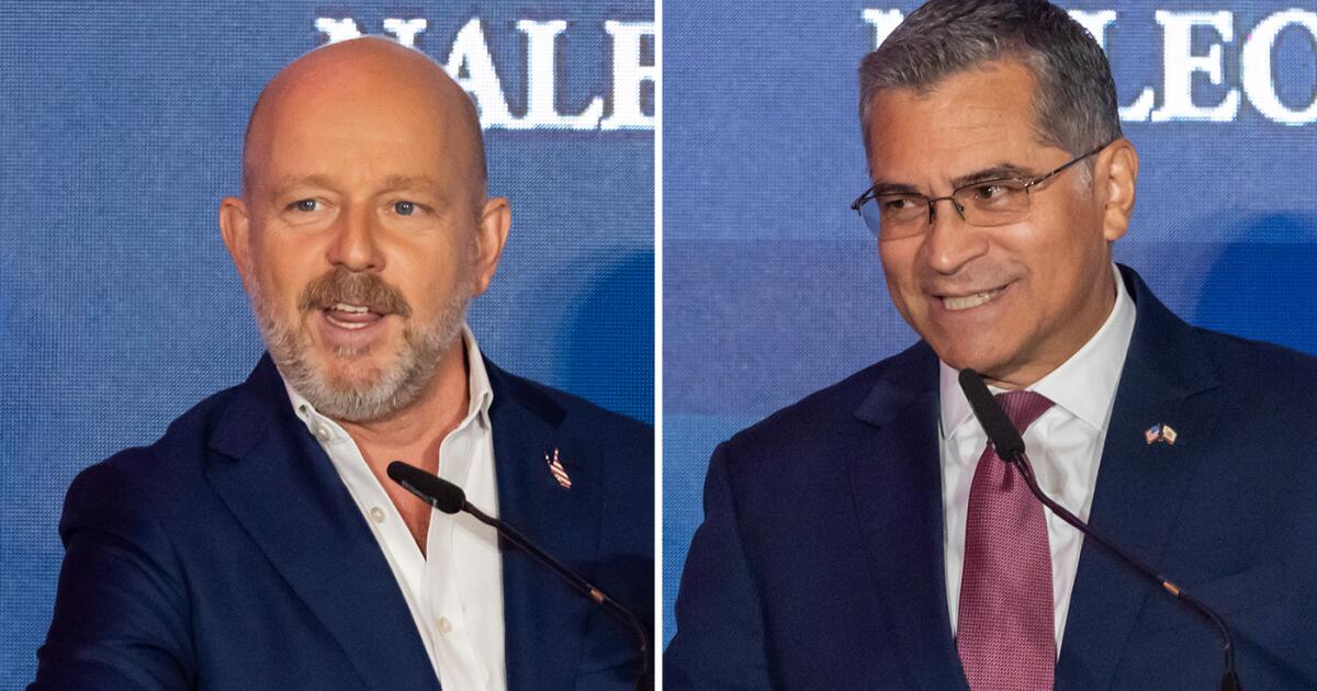 In dueling L.A. speeches, Becerra and Hilton give preview for November