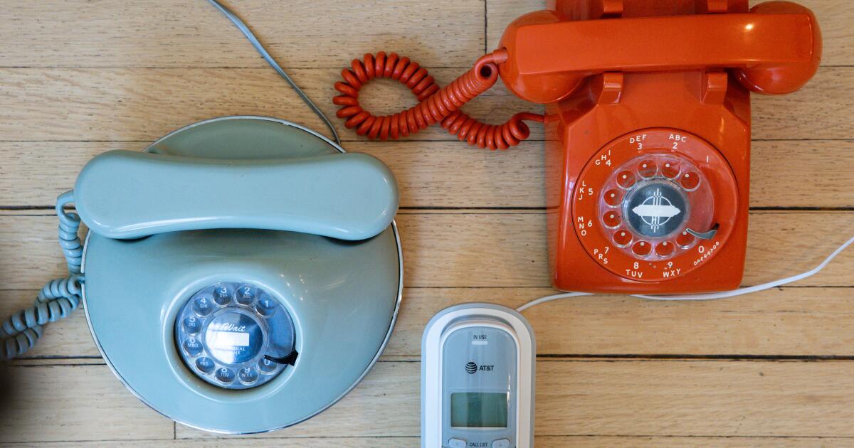 Even in the heart of L.A., they still rely on old-fashioned landlines and don't want to lose them