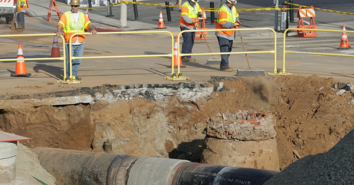 'Significant progress' made on ruptured Sunset Strip water main
