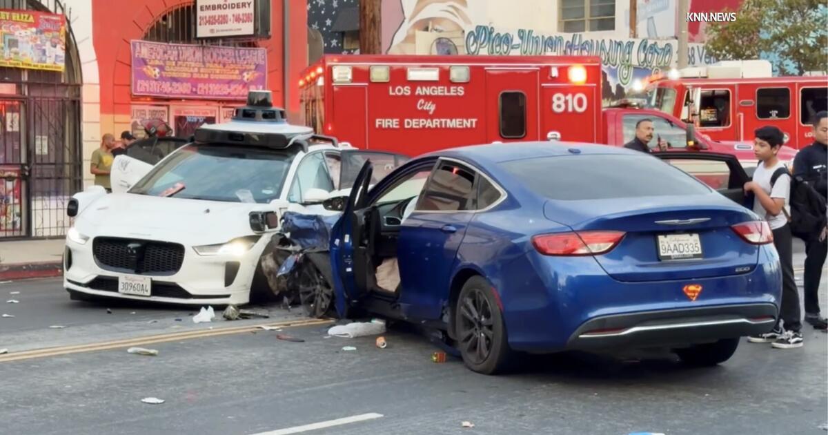 Multiple people injured in collision involving Waymo