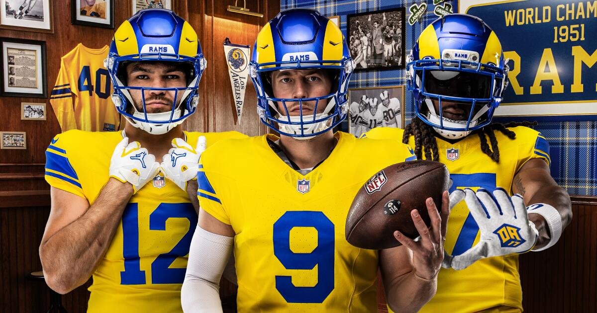 Rams unveil new 'Classic Sol' and 'Fearsome White' uniforms
