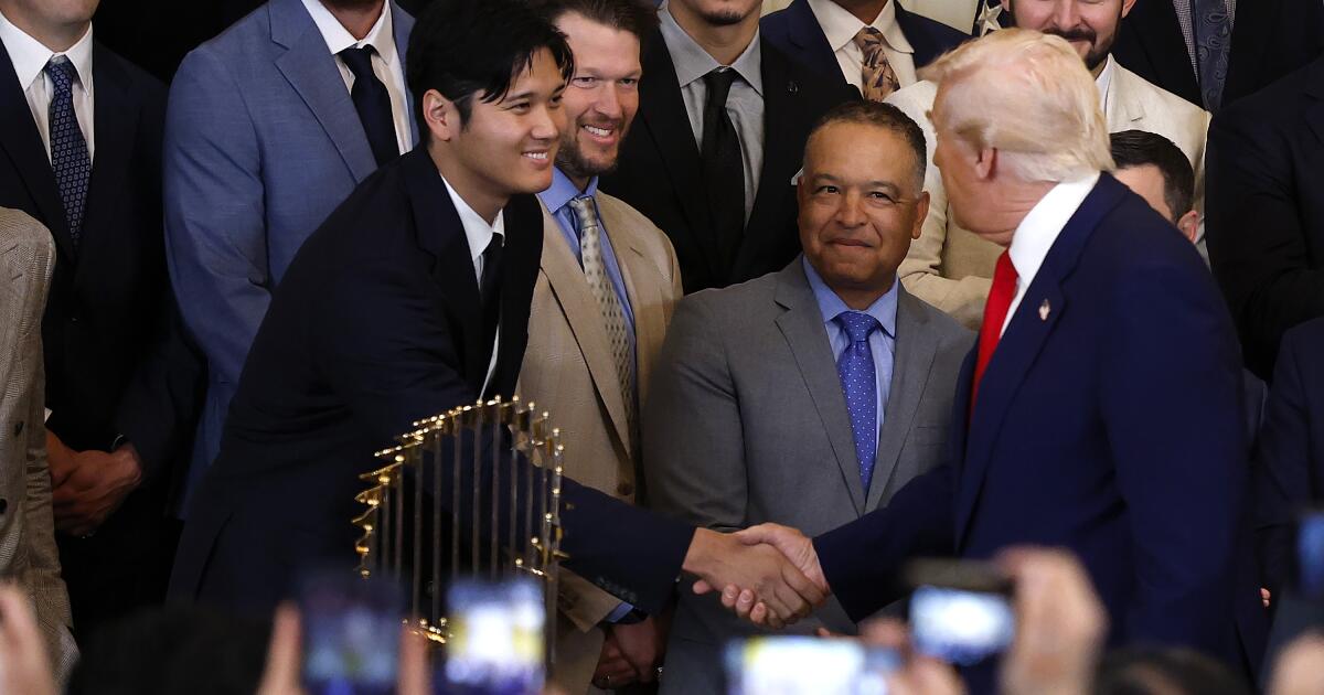 Dodgers scheduled to visit White House to celebrate World Series title