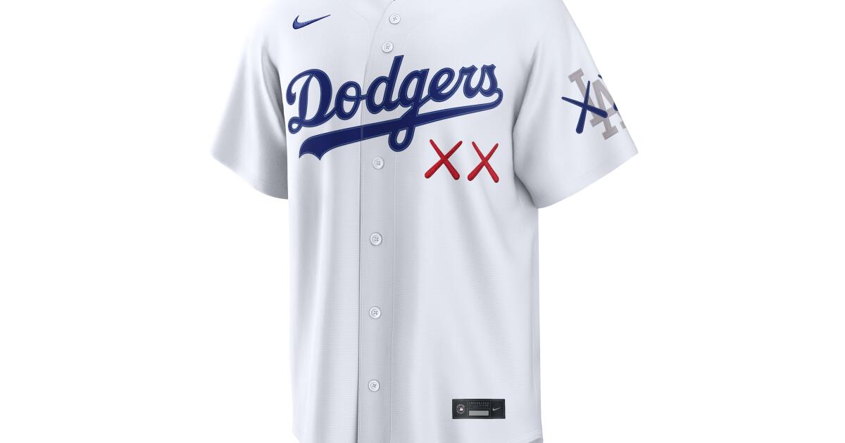 Dodgers' collab with KAWS will put artist's unique 'XX' spin on merch