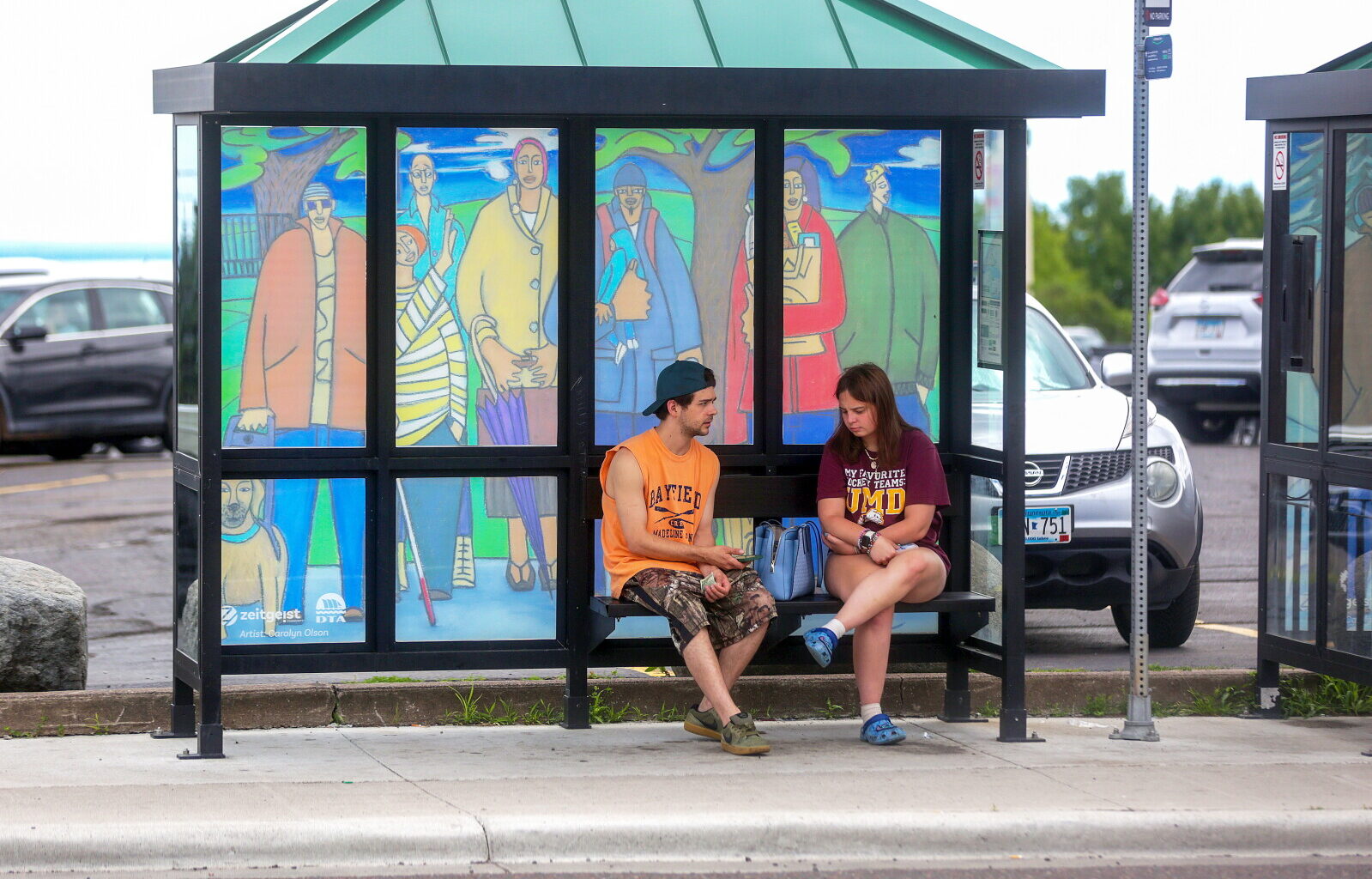 Local bus shelters transformed into art spaces - Duluth News Tribune