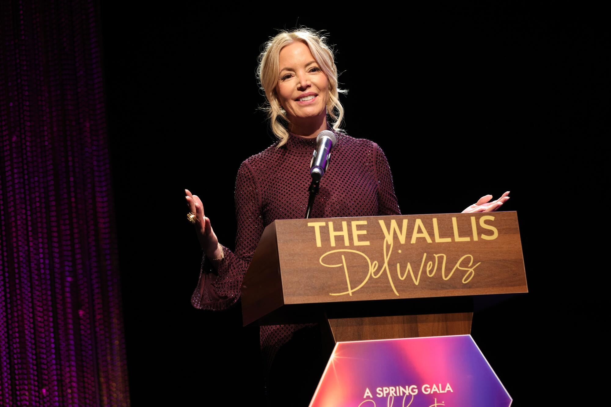 2026 Wallis Icon Award Honoree Jeanie Buss speaks