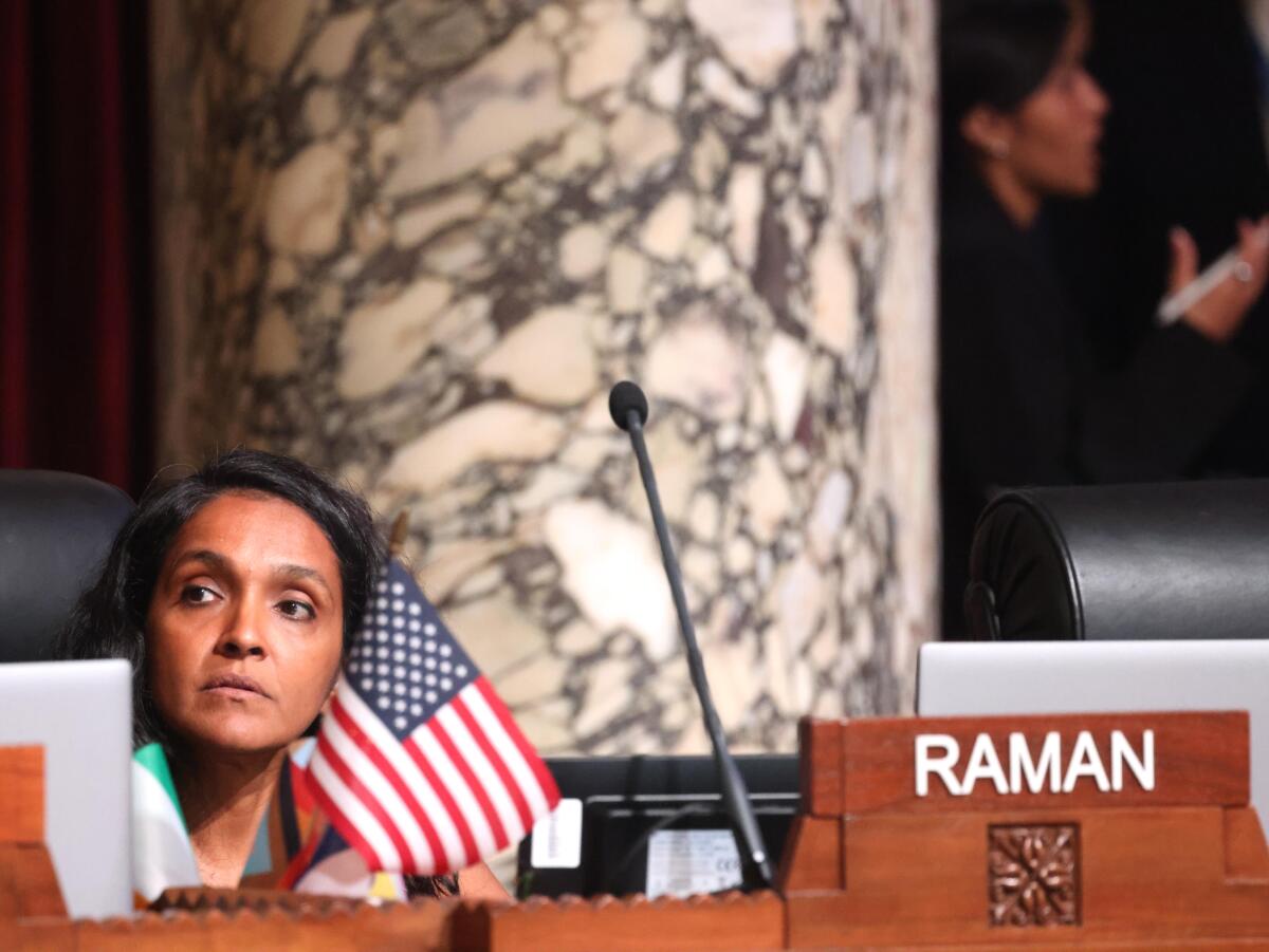 Councilmember Nithya Raman.
