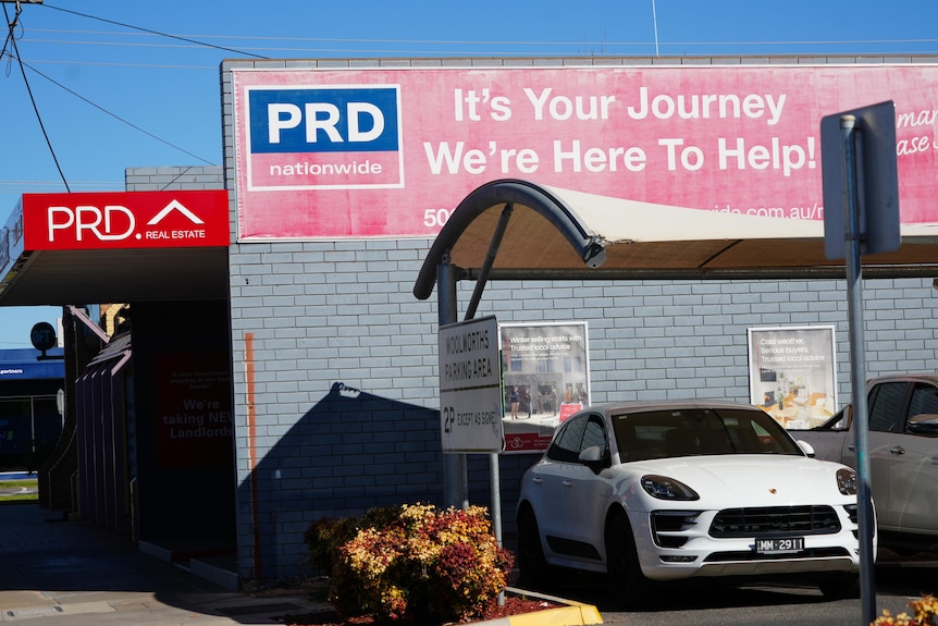 The exterior of a business call PRD Real Estate