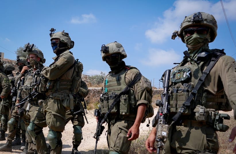 IDF soldiers in the West Bank.