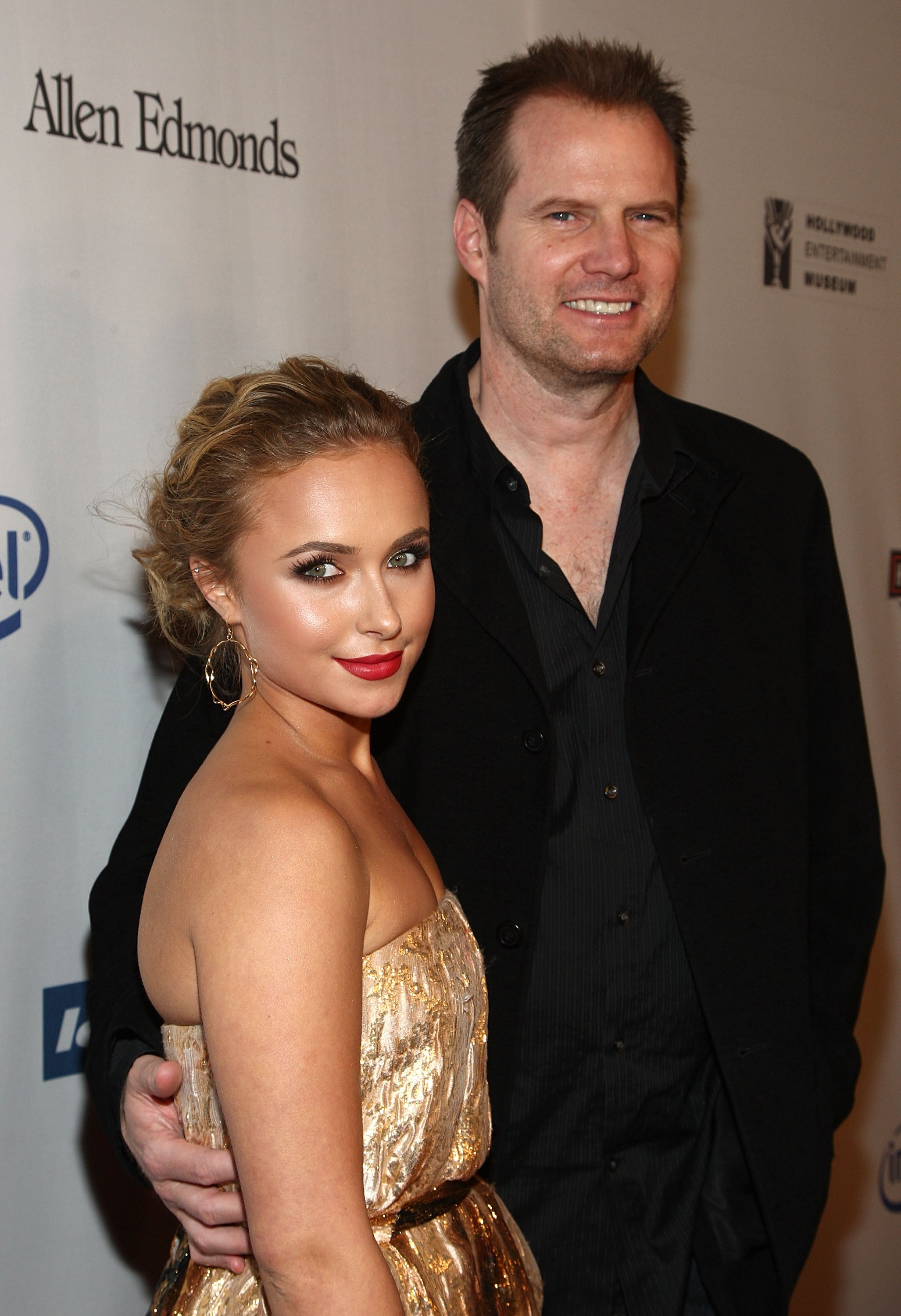 Hayden Panettiere (L) and actor Jack Coleman at the Hollywood Entertainment Museum's Hollywood Legacy Awards XI honoring the cast of 'Heroes' in 2008