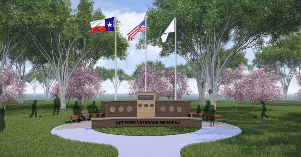 Bedford City Council approves Veterans Memorial Plaza construction contract