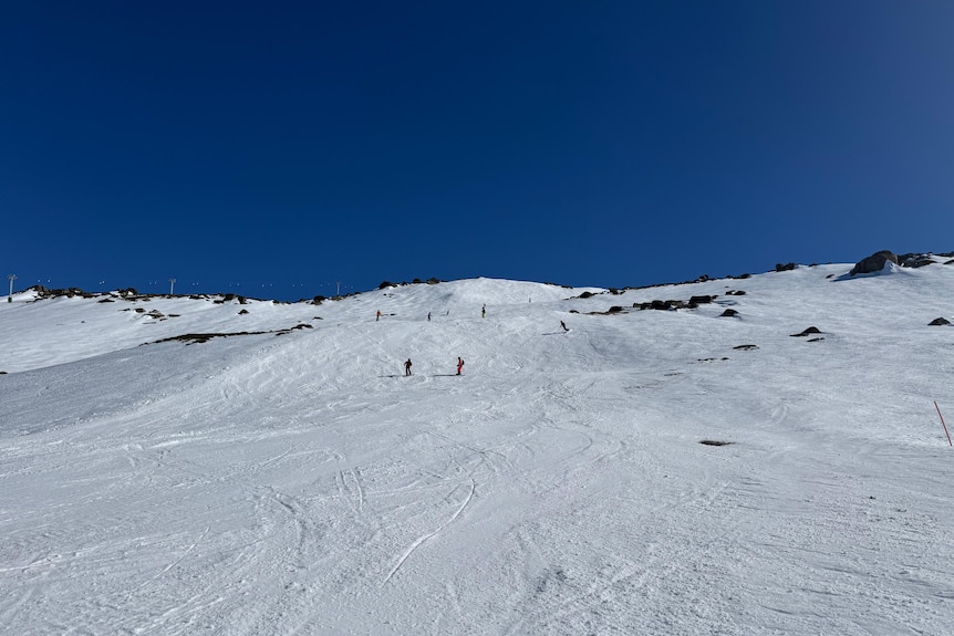 a mountain covered in snow