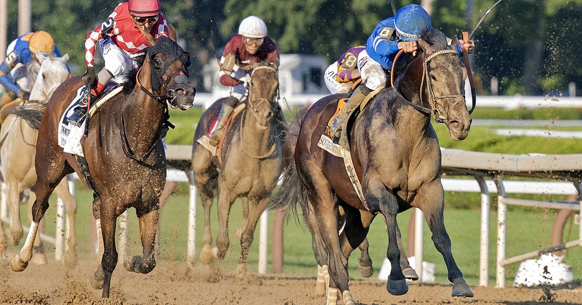 Whitney Stakes: Sovereignty rallies from far back for dominating victory