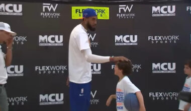 Knicks champion Karl-Anthony Towns hosts youth basketball camp