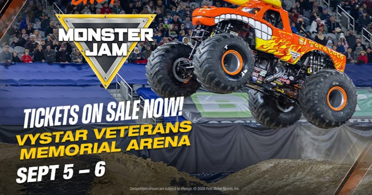 Monster Jam is taking over the VyStar Veterans Memorial Arena this weekend.