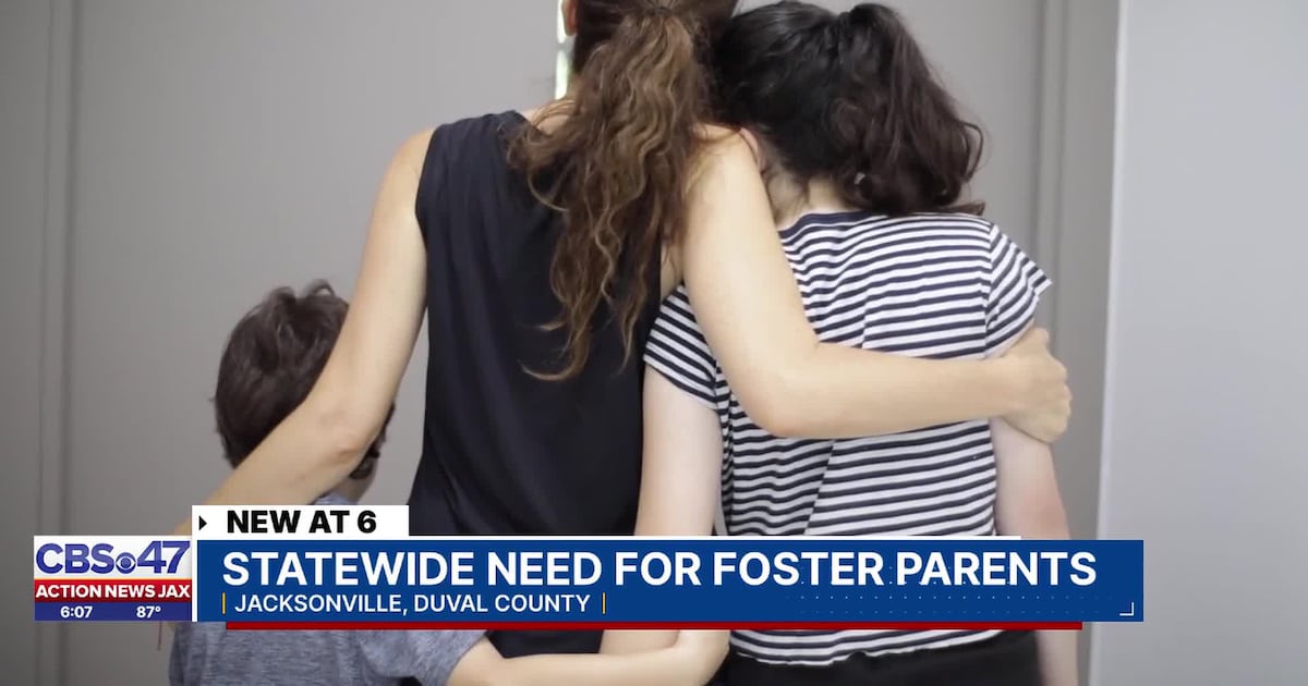 Data shows number of Florida foster homes down 23% from 2023 to 2025