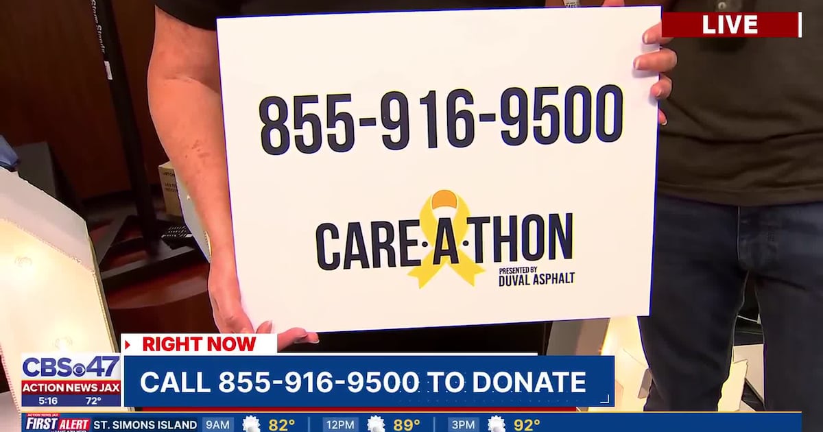 Action News Jax two-day Care-A-Thon benefits Child Cancer Fund; How to help – Action News Jax
