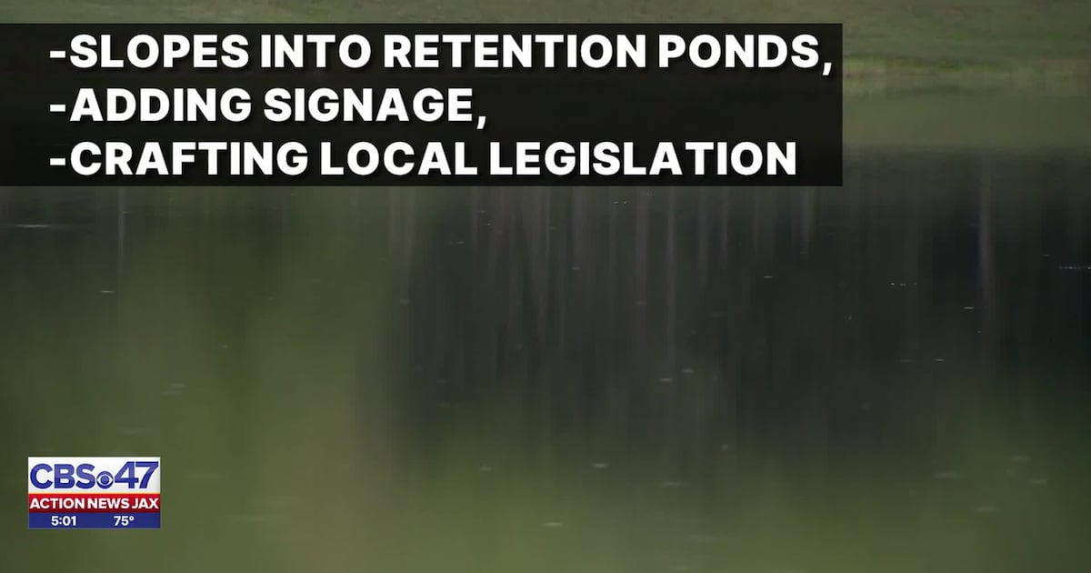 Jacksonville leaders seek retention pond changes after two children drown – Action News Jax