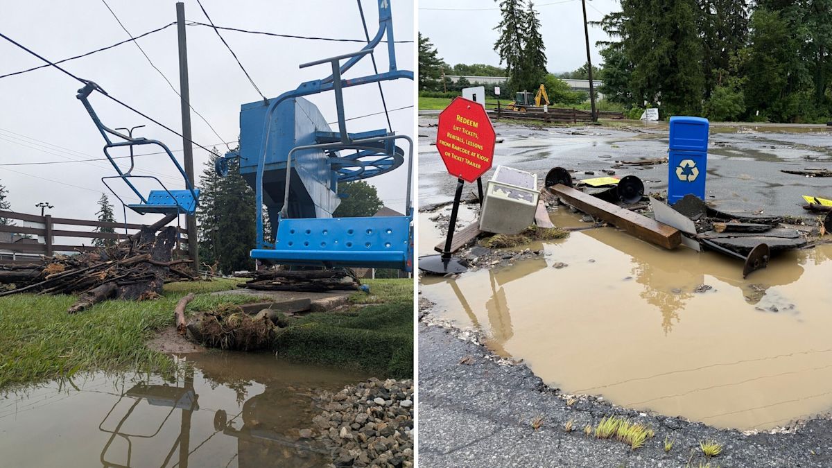 After severe flood damage, a family-run New York ski area pushes to reopen by mid-December