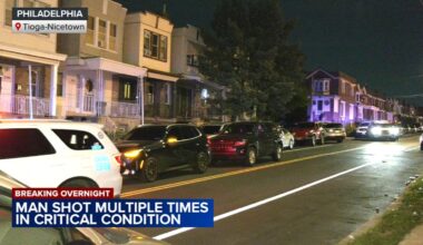 Man shot multiple times in Tioga-Nicetown section of Philadelphia