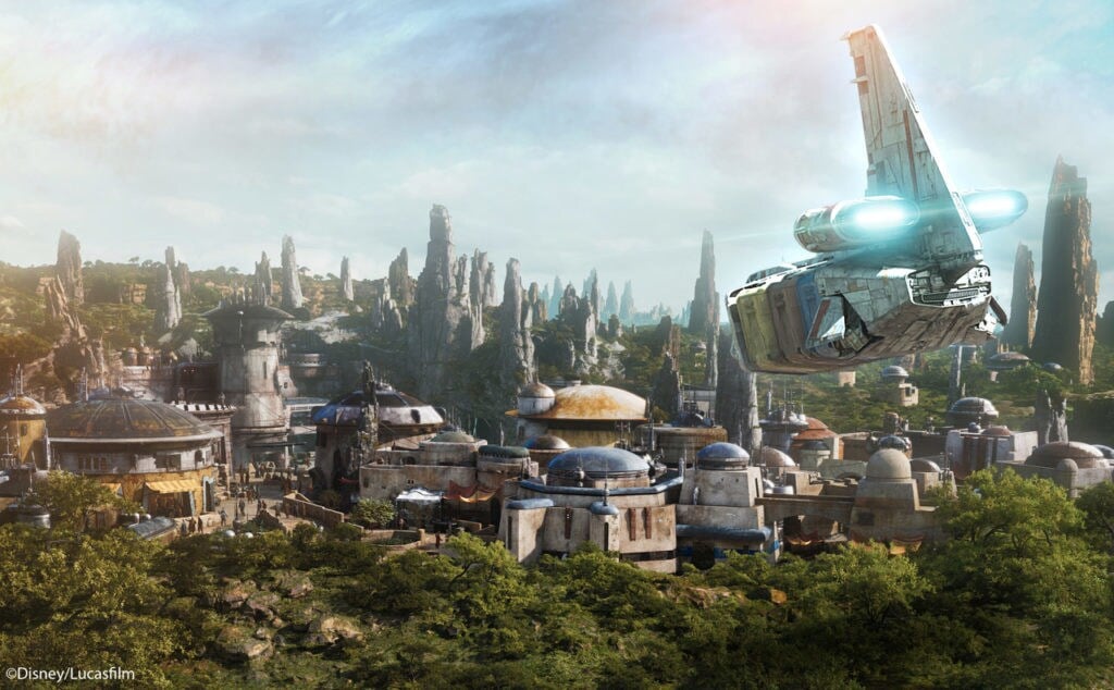 Black Spire Outpost on Batuu in Disney's Galaxy's Edge