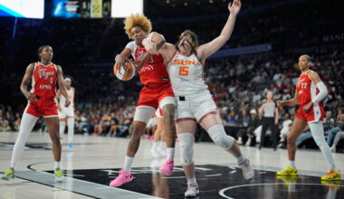 Las Vegas Aces' NaLyssa Smith out for season with leg injury
