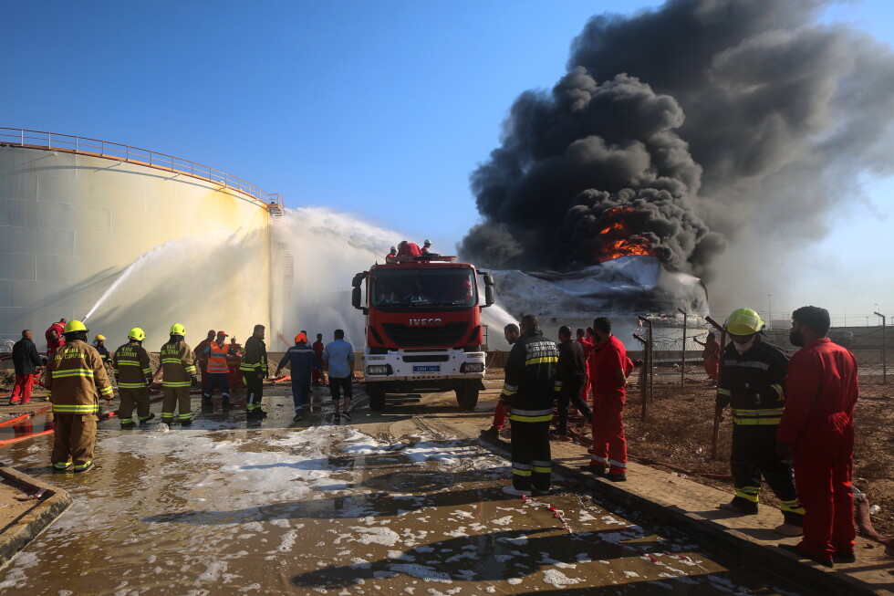 Drone attacks ignite massive fire at Libya’s Zawiya oil refinery