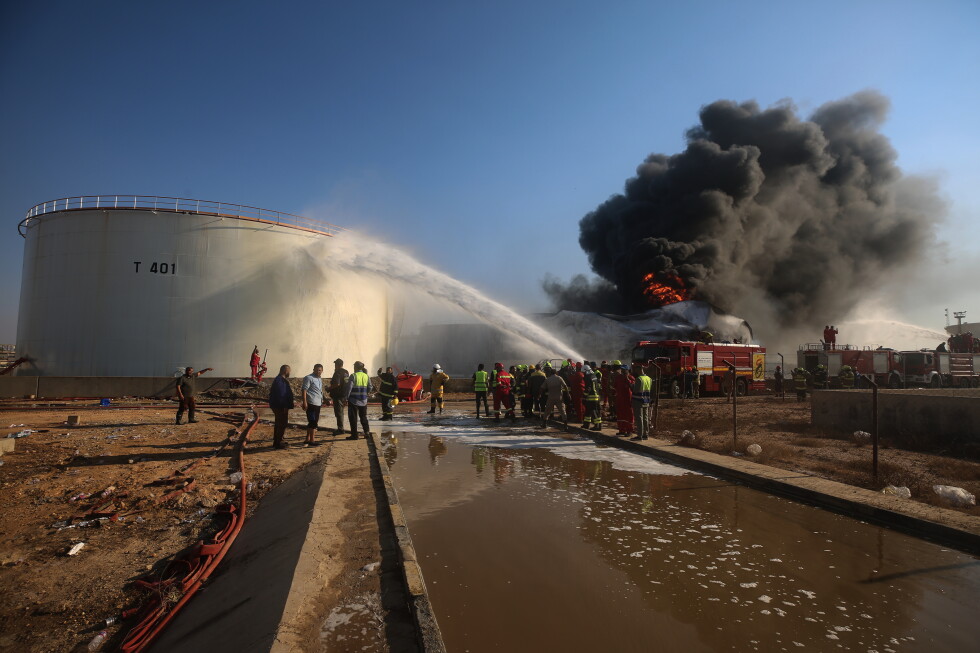 Drone strike in western Libya torches power substation