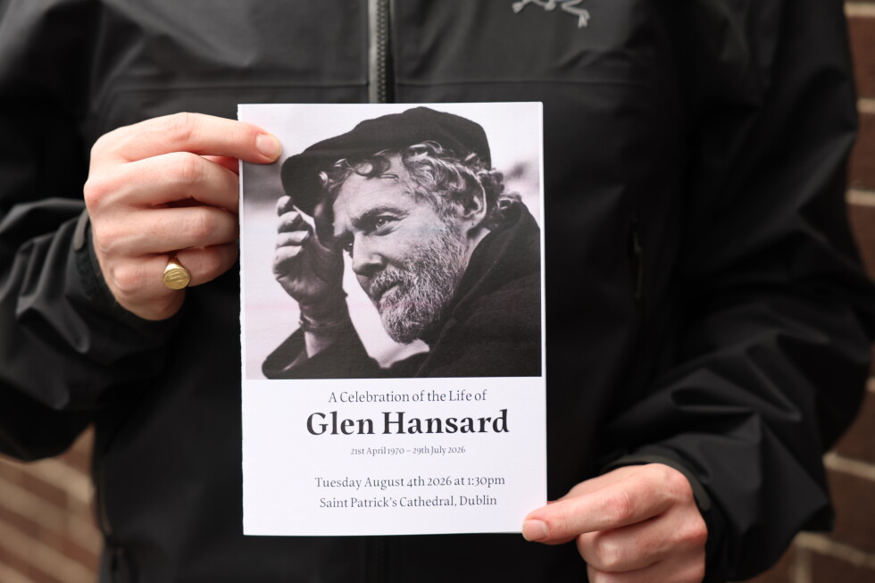 Bono, Eddie Vedder join hundreds of mourners at the funeral of musician Glen Hansard